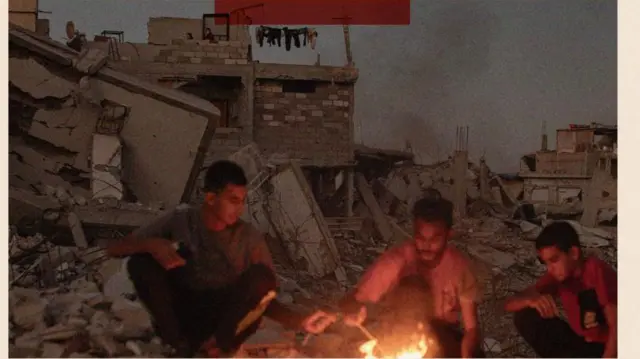 ఖాన్ యూనిస్‌లో మంటలు 