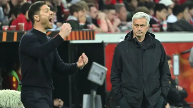 آخرین باخت لورکوزن در لیگ اروپا و مقابل آ اس رم با هدایت مورینیو بود