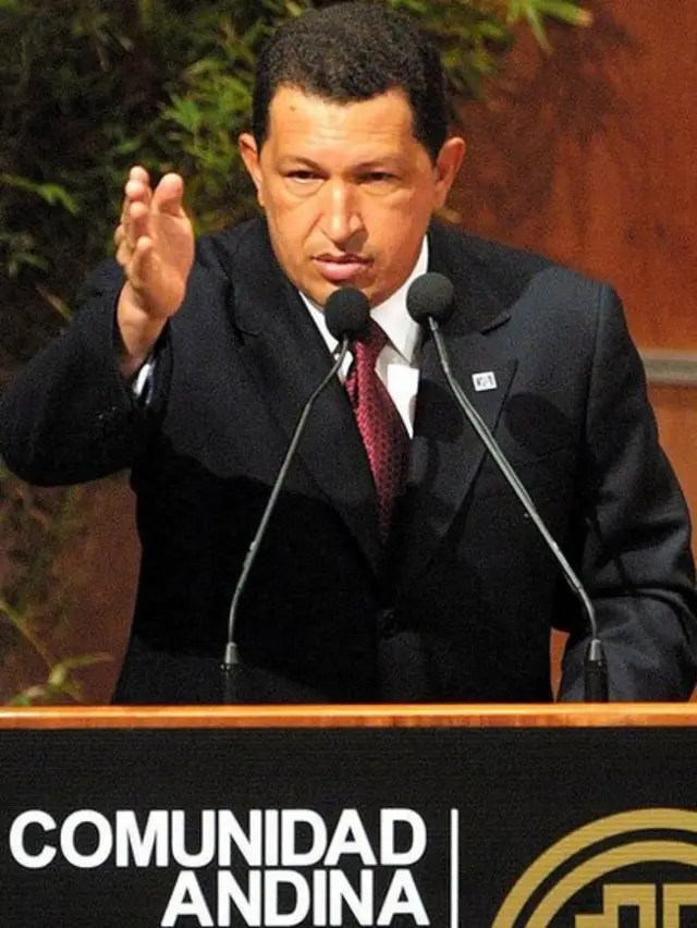 Hugo Chávez.