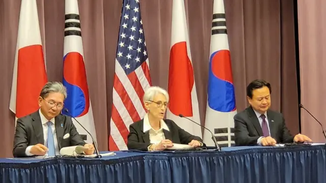 한미일 외교차관 협의회 공동 기자회견