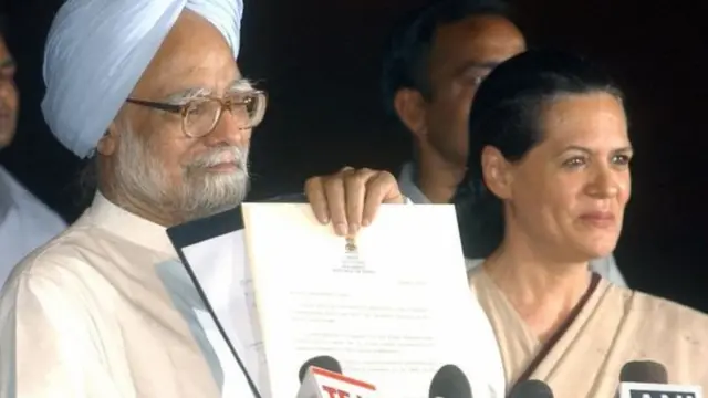 मनमोहन सिंह और सोनिया गांधी