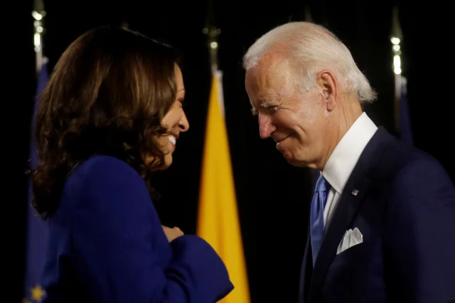 ông Biden và bà Harris