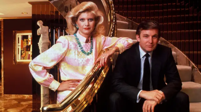 Дональд менен Ивана Трамп