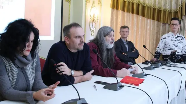Marija Nenezić, Saša Ilić, Teofil Pančić i Ivan Milenković