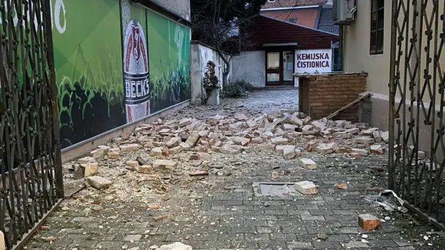 Šteta u centru Siska