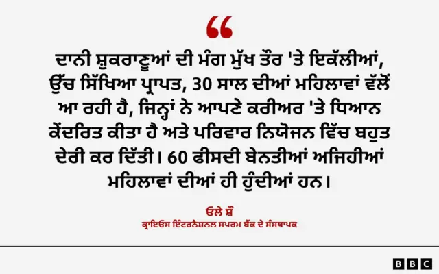 ਸਪਰਮ ਡੋਨੇਸ਼ਨ