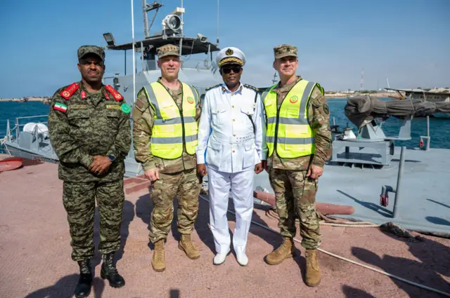 Berbera, Taliyaha Milleteriga Somaliland, Taliyaha Africom ee Maraykanka, Taliyaha Ciidanka Badda ee Somaliland iyo Sarkaal sare oo ka tirsan Africom