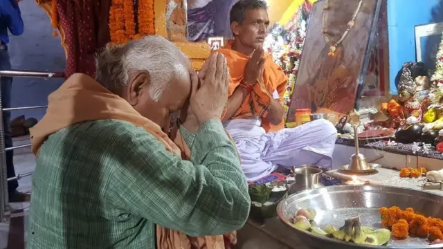 रामरेखा धाम में मोहन भागवत (फाइल फोटो)