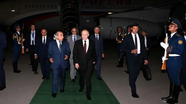 Putin Bakıya gəlib