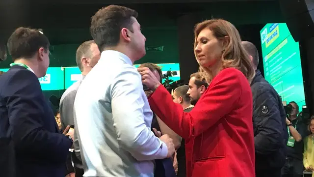 Зеленський і дружина