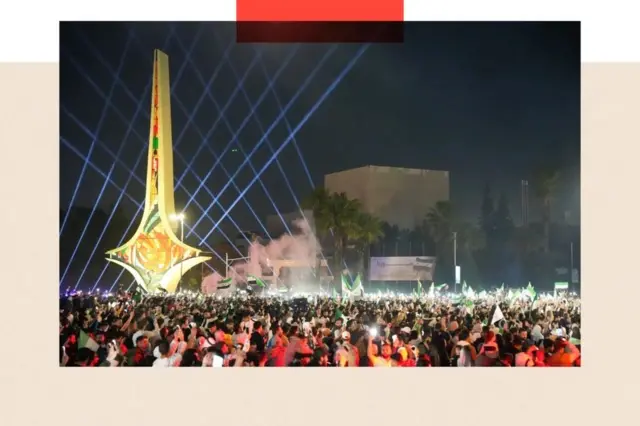 Ассад режими қулатилгач, Дамашқдаги Умайяд майдони тантаналарнинг маркази бўлди.