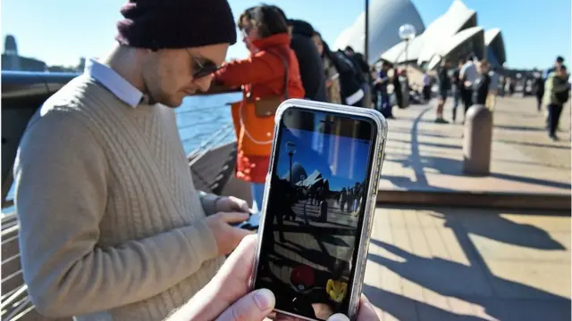 Jugadores de Pokémon Go en Australia
