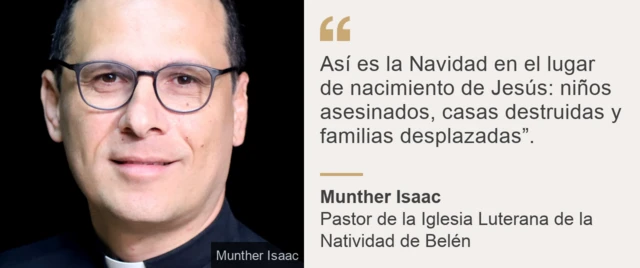 Fotocita de Munther Isaac.