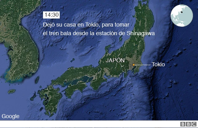 Mapa huída de Ghosn