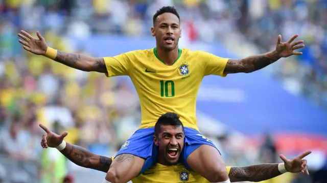 Neymar and Paulinho