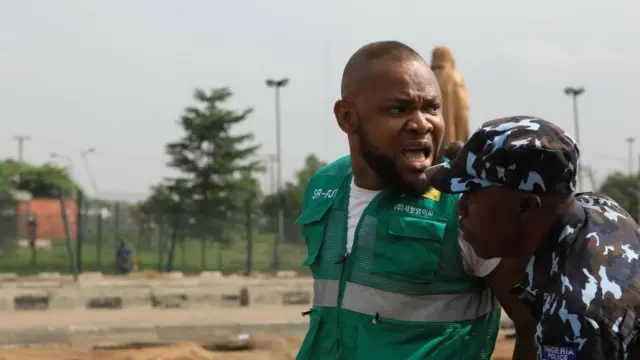 Police arrest protester for Lagos