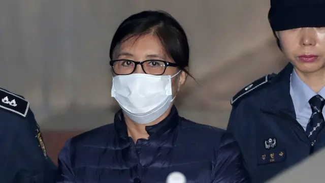 지난해 12월 결심공판에 출석하고 있는 최순실