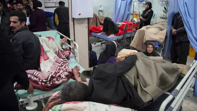 Пострадавшие в больнице