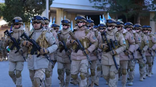 O‘zbekiston Qurolli kuchlari askarlari. 