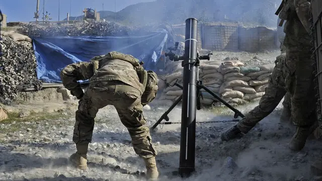 আফগানিস্তানে মার্কিন সৈন্য।