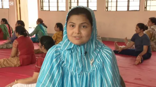 યોગ કૅમ્પનાં આયોજક તદબીર ફાઉન્ડેશનનાં ઉપાધ્યક્ષ નાશેતા ભાઈસાહેબ