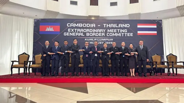 การประชุมคณะกรรมการชายแดนทั่วไปไทย-กัมพูชา สมัยวิสามัญ ใช้เวลากว่า 1 ชั่วโมง 