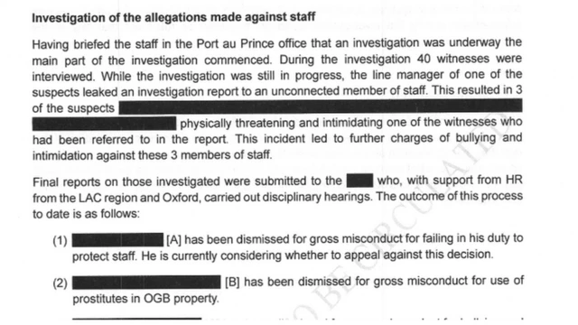 Imagen del reporte de Oxfam.