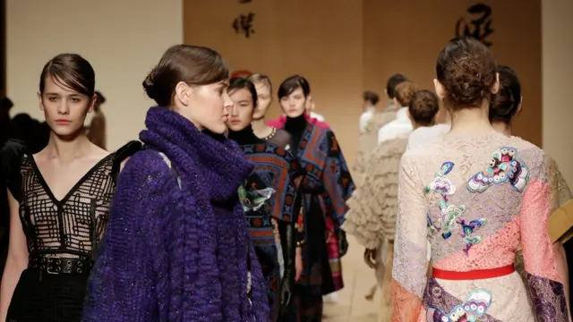 Фрагмент показа Биаджотти