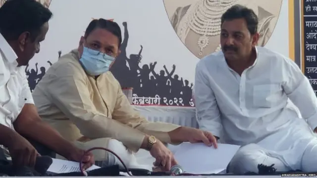 संभाजीराजे छत्रपती आणि दिलीप वळसे पाटील