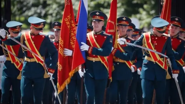 Военные в Москве