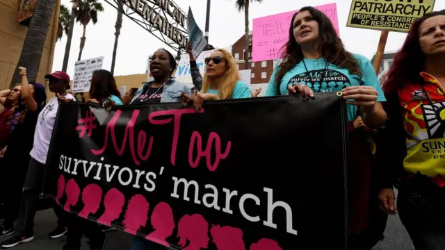 Marcha de la campaña #yotambién en Los Ángeles en noviembre de 2017