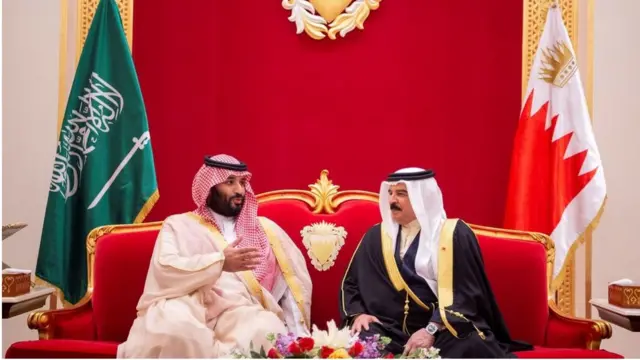حمد بن عیسی و محمد بن سلمان