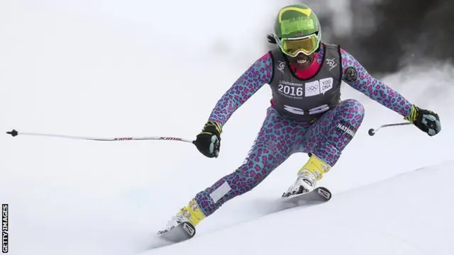 سابرینا سیمادر، اسکی‌باز اهل کنیا