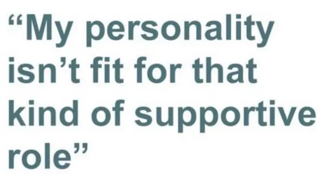 Kepribadian saya tidak cocok memainkan peran pendukung.