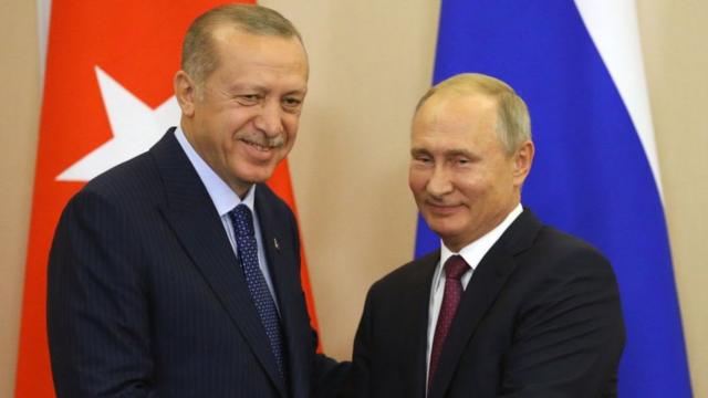 فلاديمير بوتين ورجب طيب أردوغان