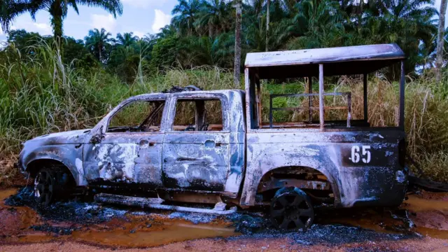 Ụgbọala ndị nchekwa a gbara ọkụ