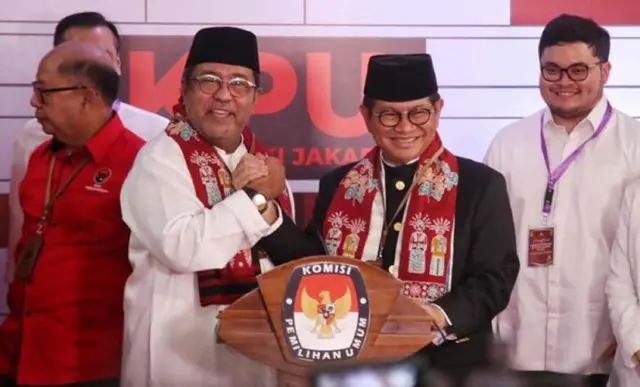 Pramono Anung dan Rano Karno.
