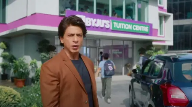 બાયજુસની જાહેરાતમાં અભિનેતા શાહરુખ ખાન