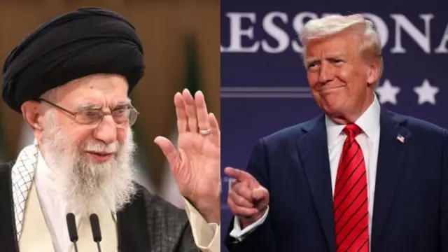 Ayaatolaa Kameenifi Doonald Tiraamp