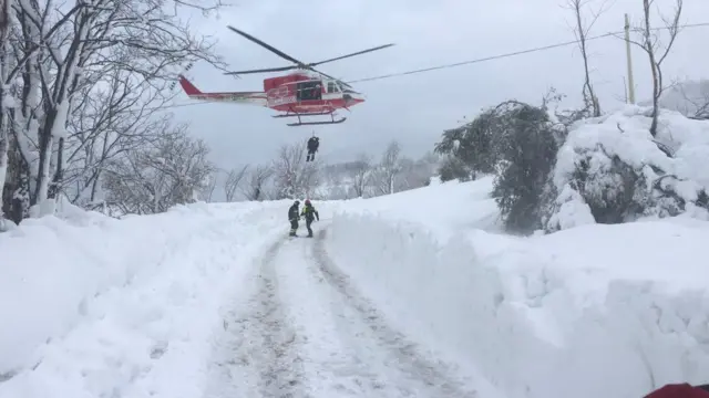 Italia, Rigopiano,bencana