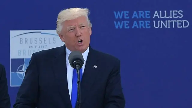 Donald Trump en la OTAN