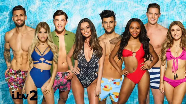 Elenco del programa "La Isla del Amor"