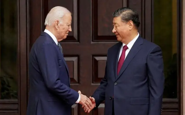 Joe Biden na Xi Jinping