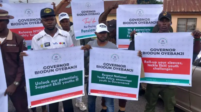 Awọn ọdọ to n se iwọde