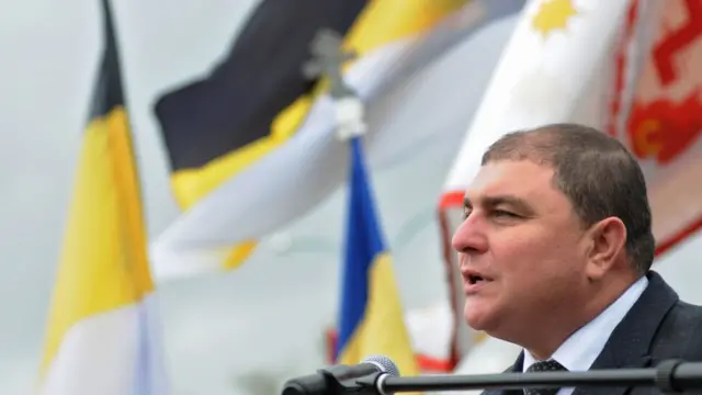 Губернатор Орловской области Вадим Потомский на открытии памятника Ивану Грозному в Орле