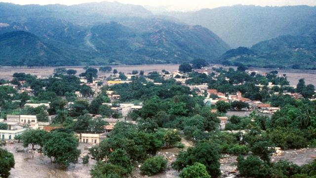 El pueblo colombiano de Armero fue arrasado por a erupción del volcán Nevado del Ruiz en 1985.