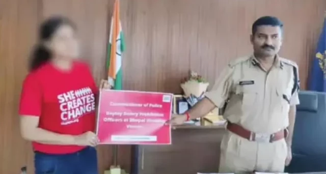 ગુંજન ભોપાલ પોલીસ કમિશનર સાથેની મુલાકાત જેમાં તેઓ દહેજ સામેની લડાઈમાં સહકારની અપીલ કરી