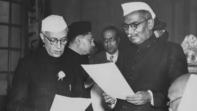 जवाहरलाल नेहरू और डॉ राजेंद्र प्रसाद