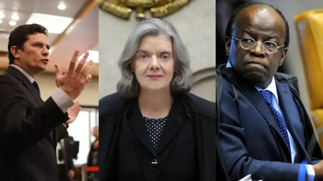 Sergio Moro, Cármen Lúcia e Joaquim Barbosa