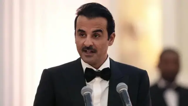 Tamim bin Hamad Al Thani, émir de l'État du Qatar, est membre de la puissante famille royale.